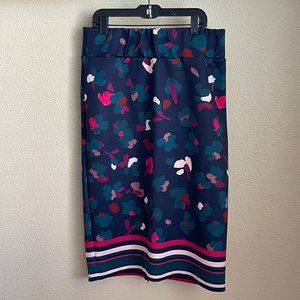 Eloquii Floral Skirt Sz 14